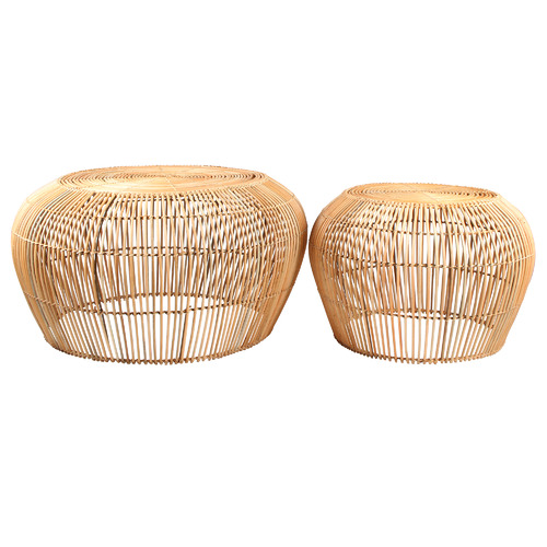 temple and webster rattan side table