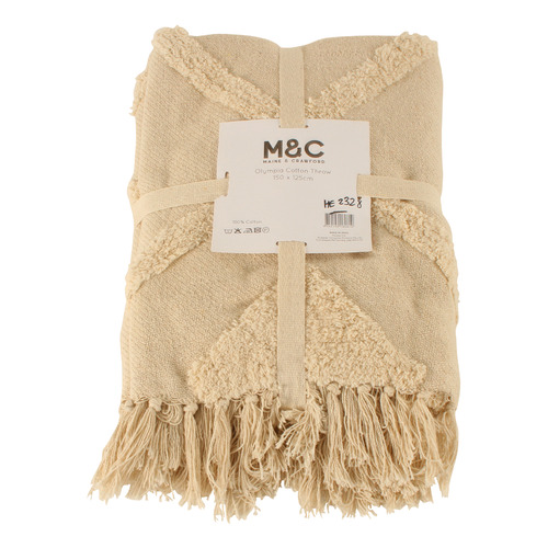 Faith Tufted Cotton Throw