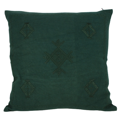 Innez Embroidered Cotton Cushion