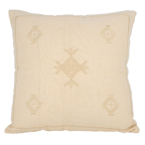 Embroidered Innez Cotton Cushion
