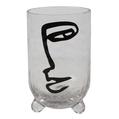 20cm Del Sol Hand-Blown Picasso Vase | Temple & Webster