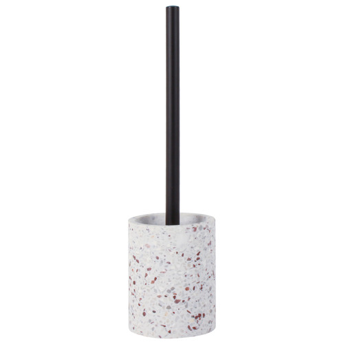 Terrazzo Polyresin Toilet Brush Holder
