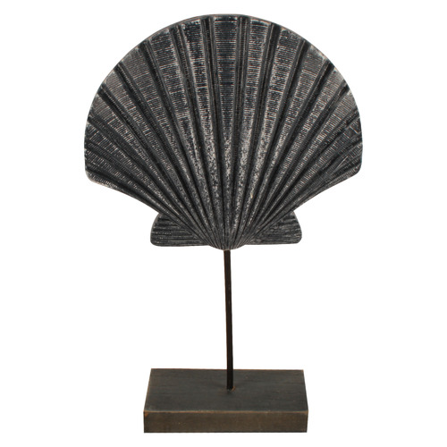 Seashell Wooden Ornament on Stand
