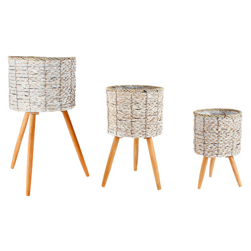 3 Piece Malo Pot Planter Stand Set