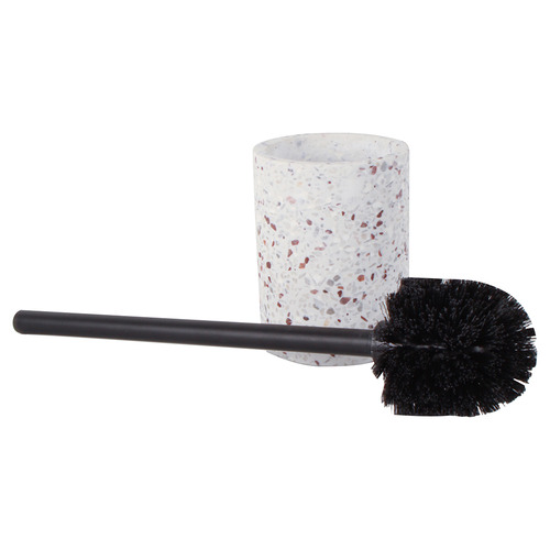 Terrazzo Polyresin Toilet Brush Holder