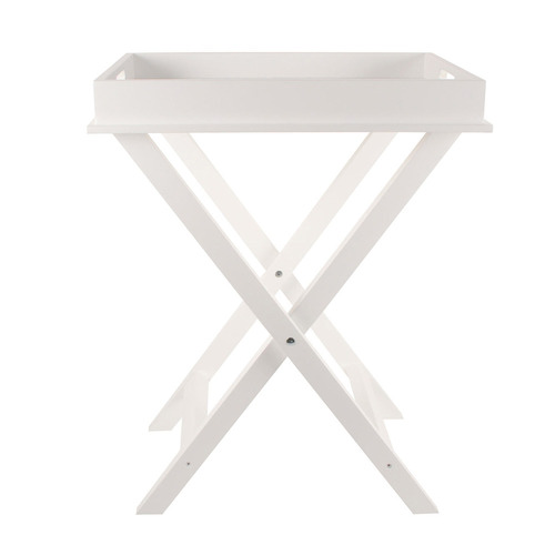 White Hattie Foldable Serving Tray