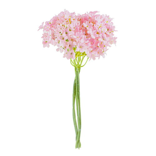33cm Pink Faux Lilac Stem