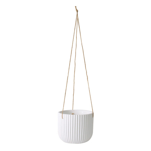 Diego Striped Hanging Planter