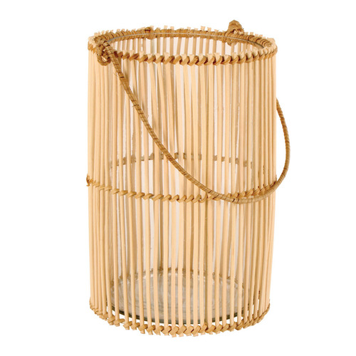 Natural Bluma Caged Cylinder Vase
