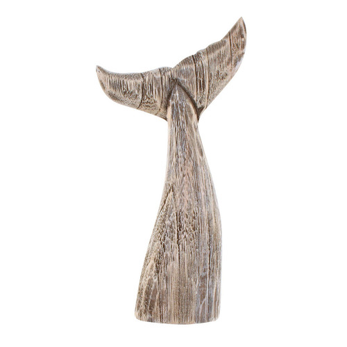Whitewashed Heida Whale Tail Ornament