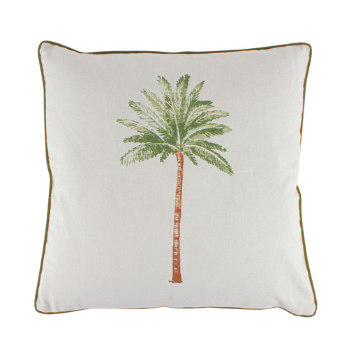 St Barts Palm Tree Cotton Cushion