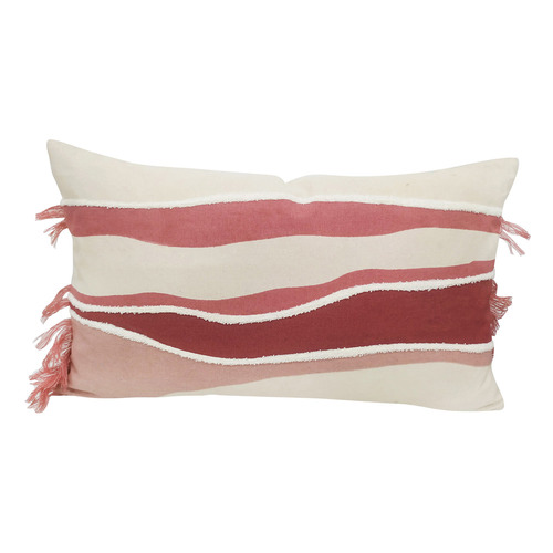 Bellona Sunrise Fringed Cotton Cushion