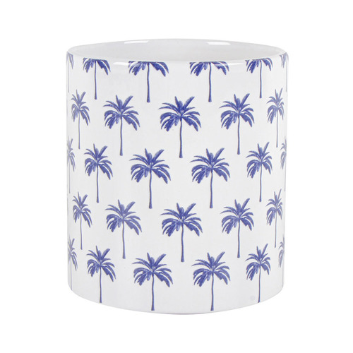 13.7cm Belize Palm Tree Dolomite Planter