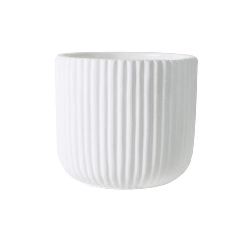 Diego Striped Ceramic Planter