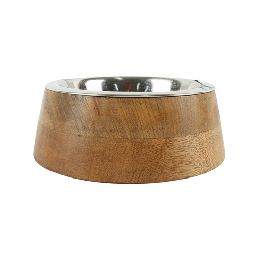 Harmony II Mango Wood Pet Bowl