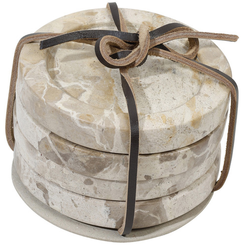 Beige Lilet Marble Coasters