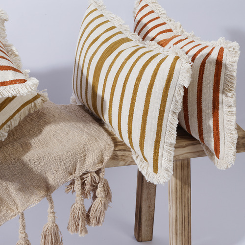 Stripe Cora Cotton Cushion