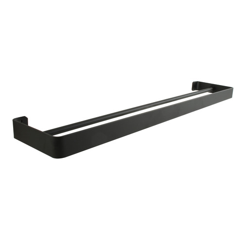 Black Mac Metal Towel Rail