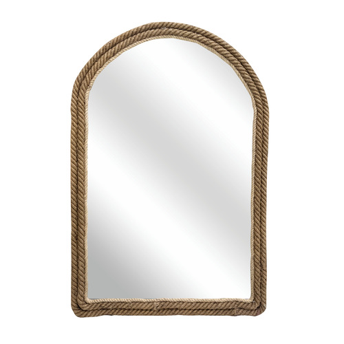 Natural Hoshi Jute Arched Wall Mirror