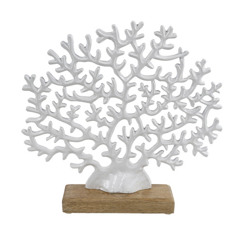 7 Seas Fan Coral Mango Wood Decorative Ornament