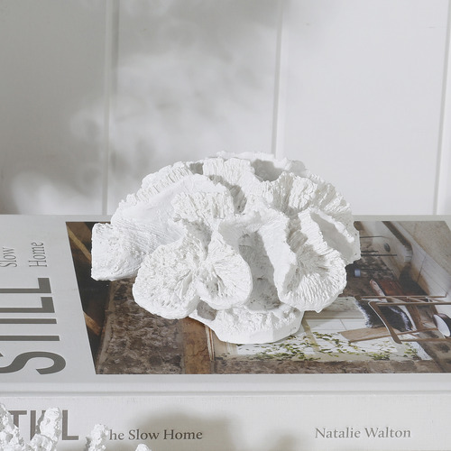 White 7 Seas Coral Decorative Ornament