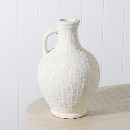 White Ofelia Terracotta Vase