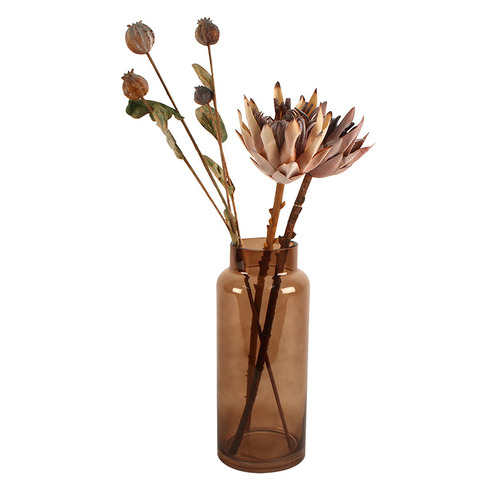 Brown Moodi Glass Vase