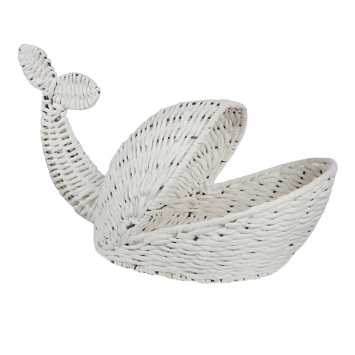 Willy Whale Rattan Basket