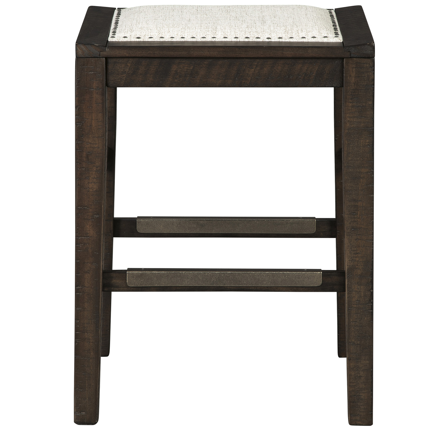 61cm Brown & White Hallishaw Barstool