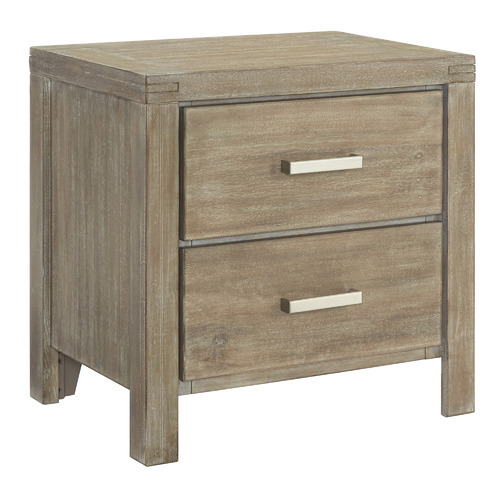 Anita Design Living Canterbury Acacia Wood Bedside Table Temple & ster