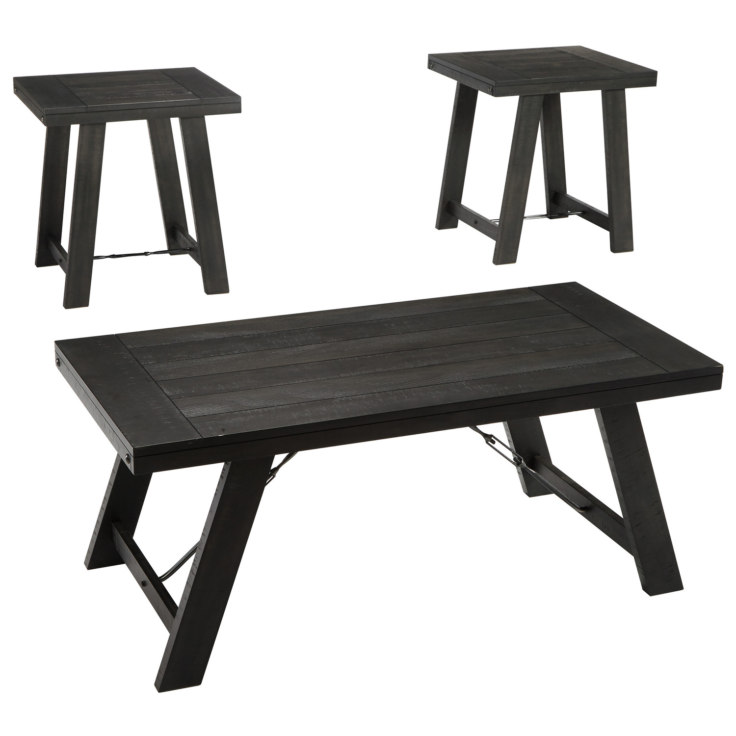 Knoxville Acacia Wood Coffee Table Set