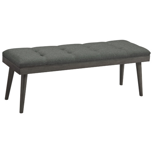 vinyl upholstered bench