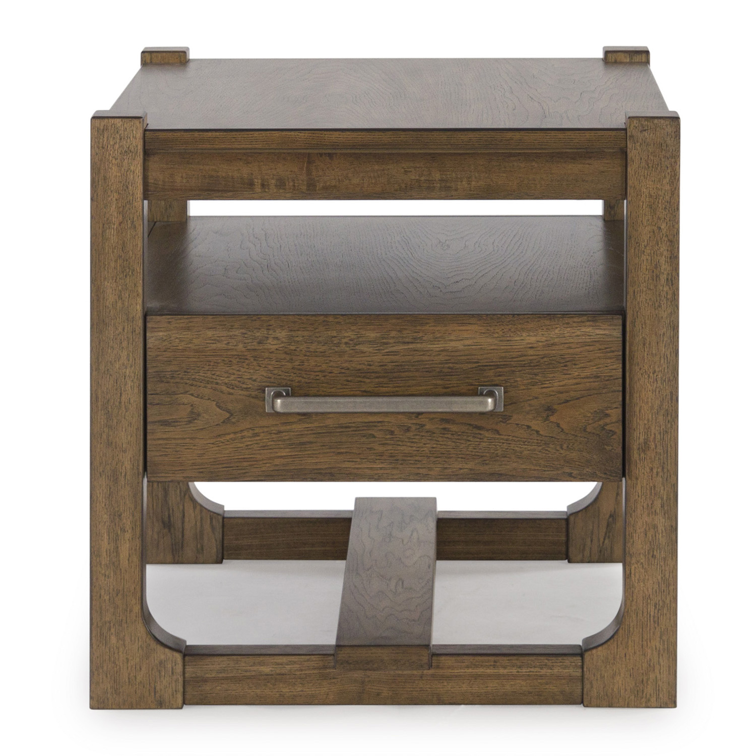 Swan Acacia Wood Side Table