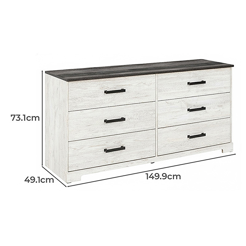 Audrey 6 Drawer Chest