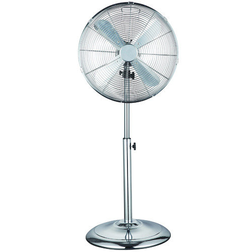 Chrome Mandeville Metal Pedestal Fan