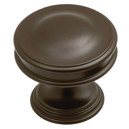 Castella Decade Flat Brass Knob Temple & ster