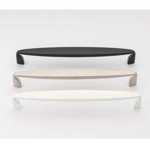 Dull Brushed Nickel Corner Cabinet Handle