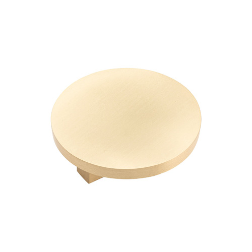 Brushed Brass Gyre Cabinet Knob