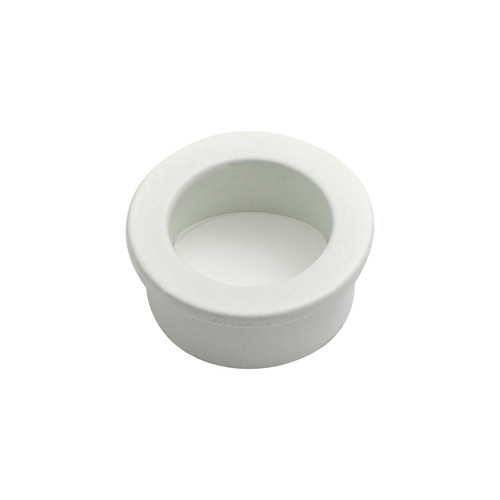 Castella Matte White Round Flush Handle Temple & ster