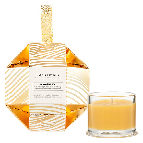 30g A Tahaa Affair Scented Candle Christmas Bauble Temple & ster