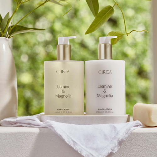 2 Piece 450ml Jasmine & Magnolia Hand Care Set