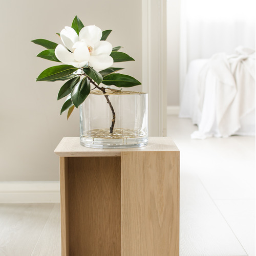 Bloom Glass Vase with Insert Temple & ster