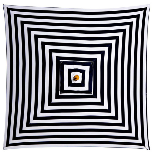 2m Stripe Square Market Umbrella