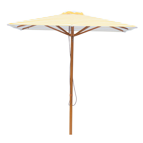 2m Stripe Square Market Umbrella