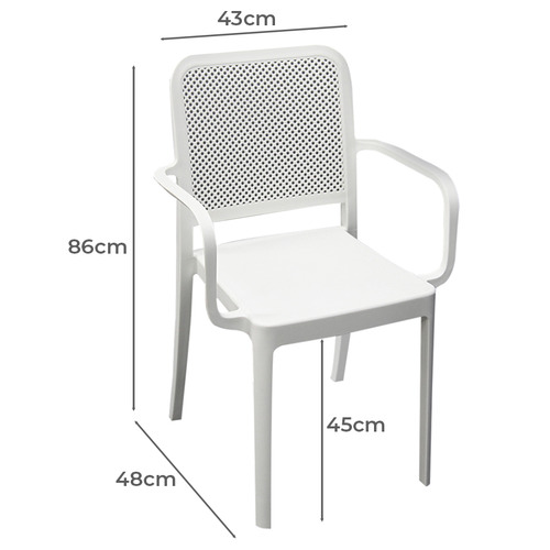 Madeline Outdoor Dining Armchairs