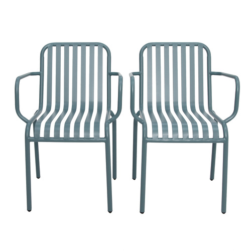 Brian Steel Outdoor Bistro Chairs