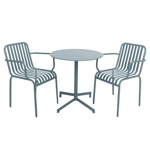 2 Seater Clifford  Steel Outdoor Bistro Set