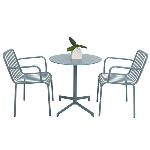 2 Seater Clifford  Steel Outdoor Bistro Set