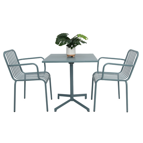 2 Seater Dorthy Steel Outdoor Bistro Set