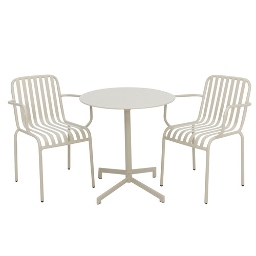 2 Seater Clifford  Steel Outdoor Bistro Set